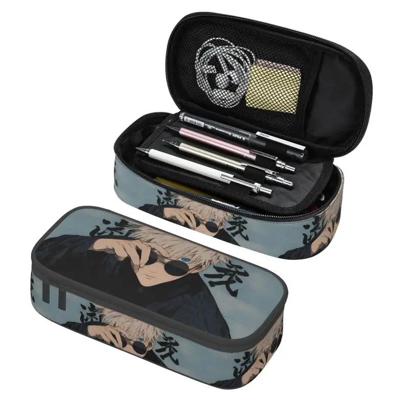 

Custom S-Satorues G-Gojoes Pencil Case Boys Gilrs Large Storage Pencil Box Students Stationery