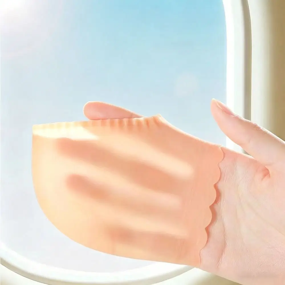 1 Pair Remove Dead Skin Silicone Heel Protective Cover Reusable Pain Relief Silicone Moisturizing Socks Anti-Crack Pad