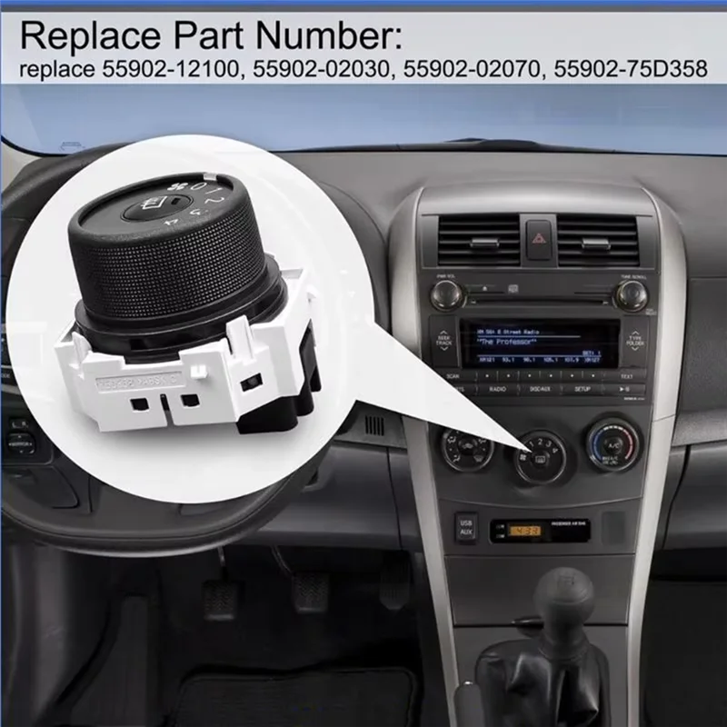 

B29C-3 шт. переключатель режима климат-контроля для Toyota Corolla 2009-2013 Matrix 2009-2010 55902-02030 55903-02091