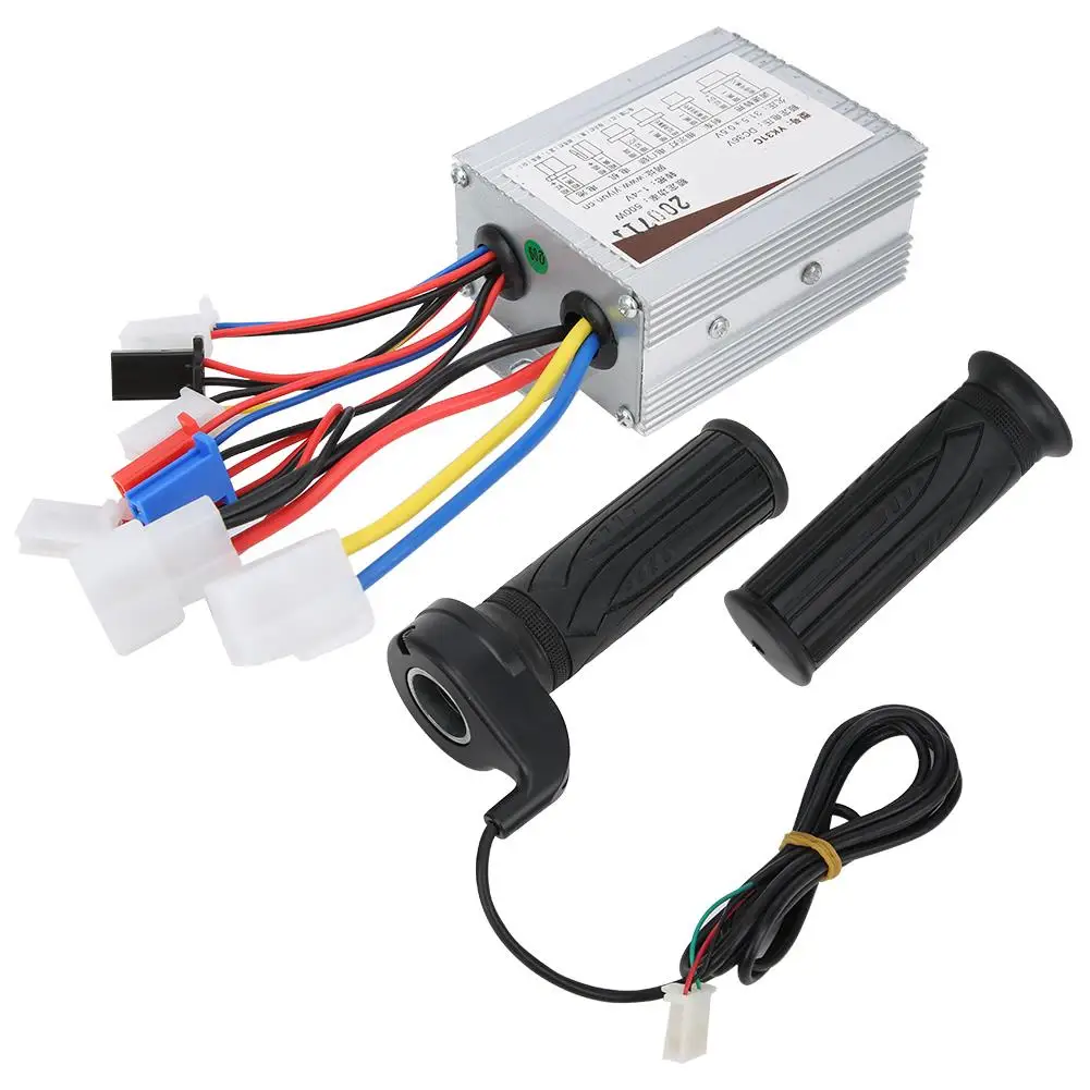 

36V 500W E-Bike Controller Throttle Grip Handlebar Accessory for Electric Scooter Motor Speed Control