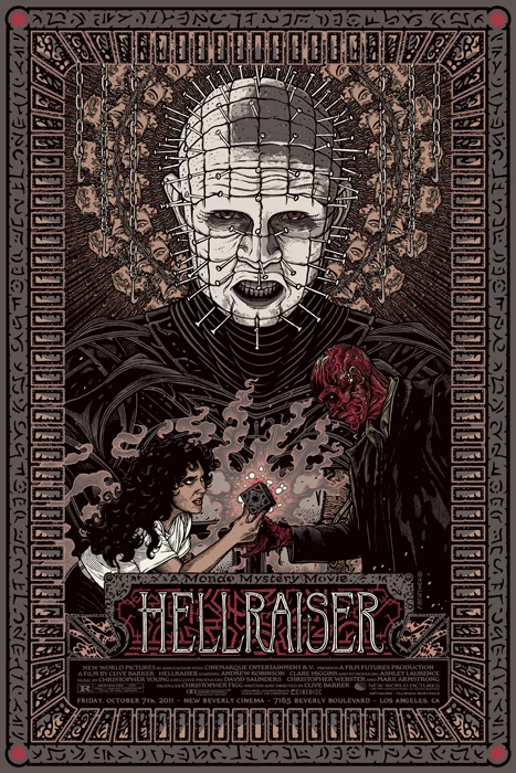 Film Hellraiser 1987 Art SILK POSTER Wall Art Home Decoratief schilderij