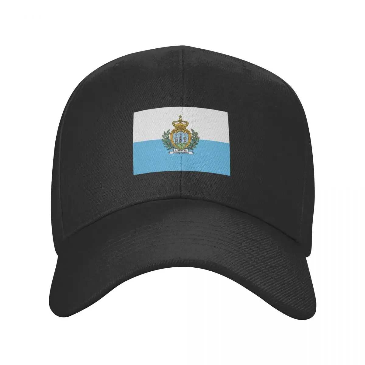 Personalized Flag Of San Marino Baseball Cap for Men Women Adjustable Trucker Hat Outdoor