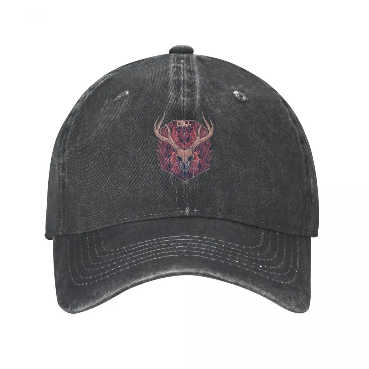 Deer head fall to eternity Cowboy Hat Trucker Cap derby hat Golf Hat For Men Women's