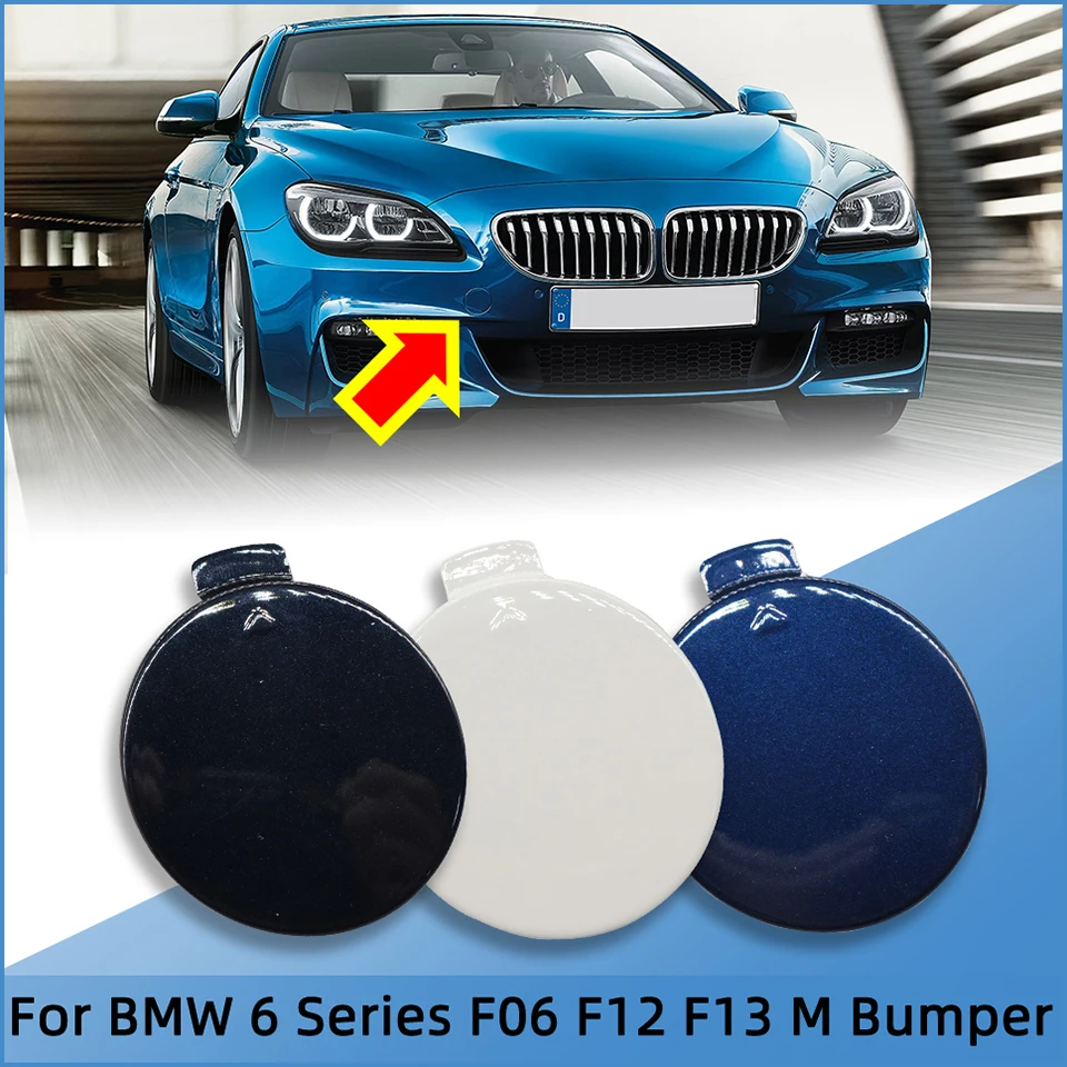 

Для BMW 6 серии F06 F12 F13 M-Sport 2013-2018 51118052710 Автоматический передний бампер Буксировочный крюк Крышка крышки прицепа