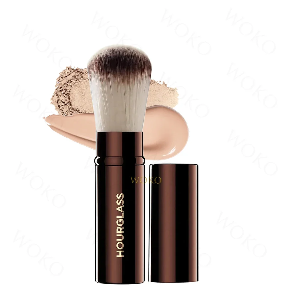 Hourglass Retractable Foundation Brush Liquids Creams Powders Sticks Makeup Brush Travel  Contour Powder Foundation Makeup Tool