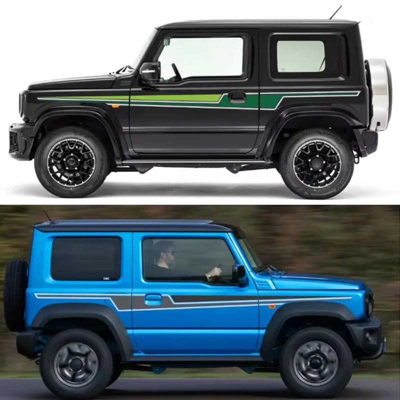 

Auto Boby Stripe Decal Kit For SUZUKI JIMNY JB64W JB74W Car Door Side Stickers Car Waterproof Vinyl Film Car Accessories