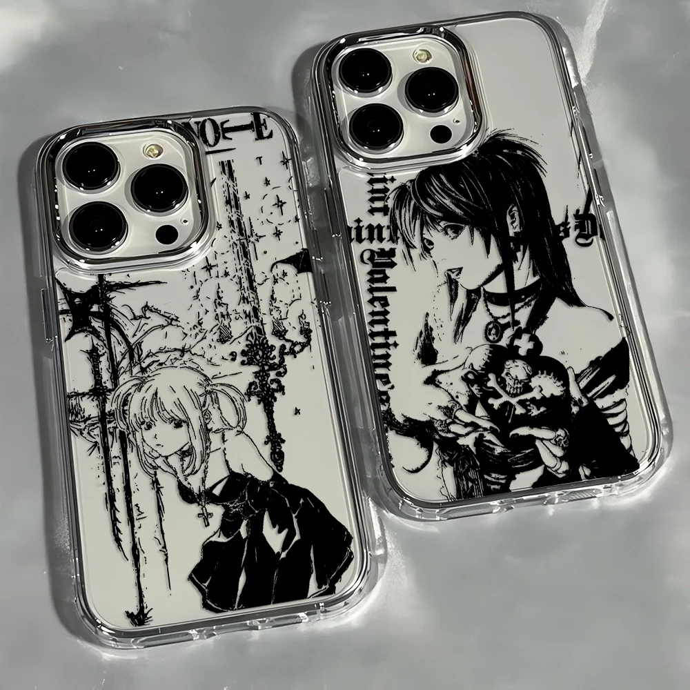 Funda de teléfono de lujo Clmj Death Note Misa para Samsung Galaxy A56 A36 A26 A06 A55 A35 A16 A54 A34 A25 A24 A15 A05 A73 A53 A33 4G 5G