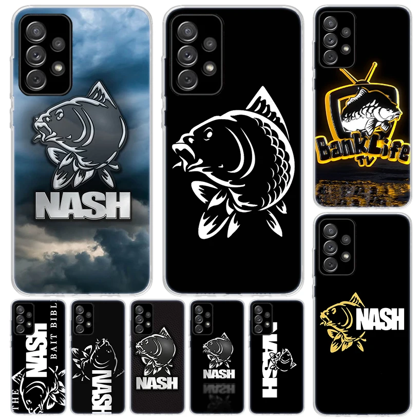 Nash Fishing Art Cover For Samsung Galaxy A51 A50 A71 A70 Phone Case A21S A31 A41 A10 A20E A30 A40 A01 A11 A6 A7 A8 A9 Coque