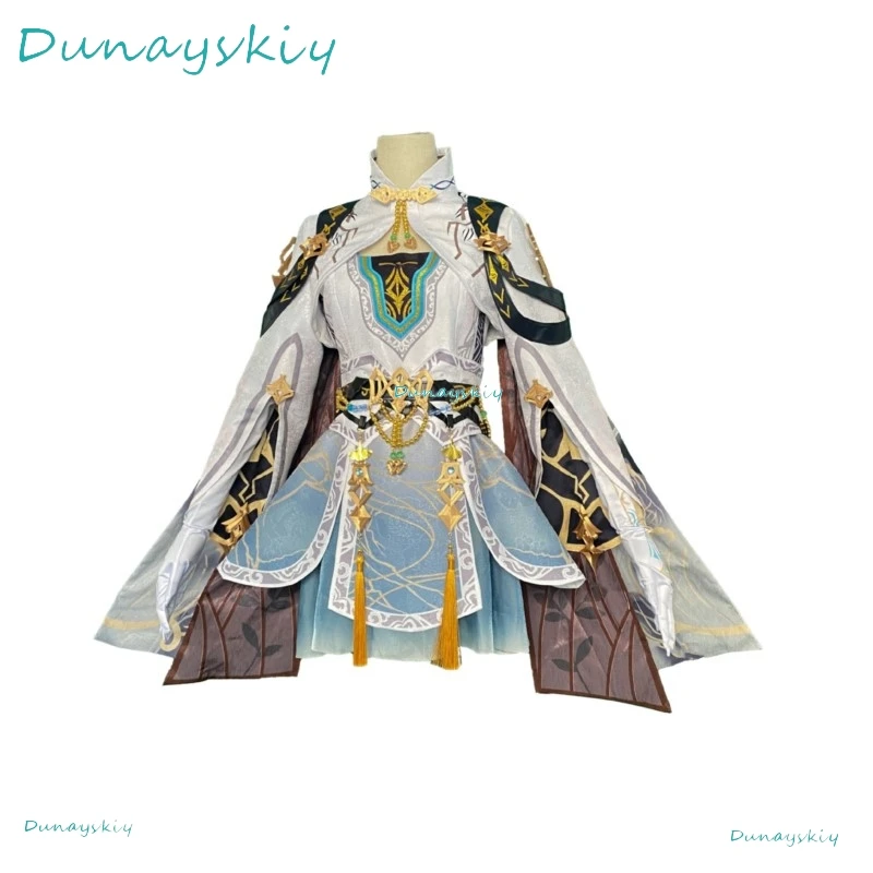 

Dunayskiy@Love And Deepspace Liu Yun Wan Feng Battle Dress Косплей Hanfu Лолита Юбка Ролевая игра Костюм Китайский стиль Hallow