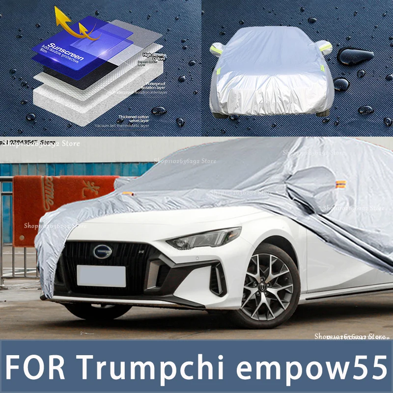 

For Trumpchi Empow55 Outdoor Protection Full Car Covers Snow Cover Sunshade Waterproof Dustproof Exterior Car accessories