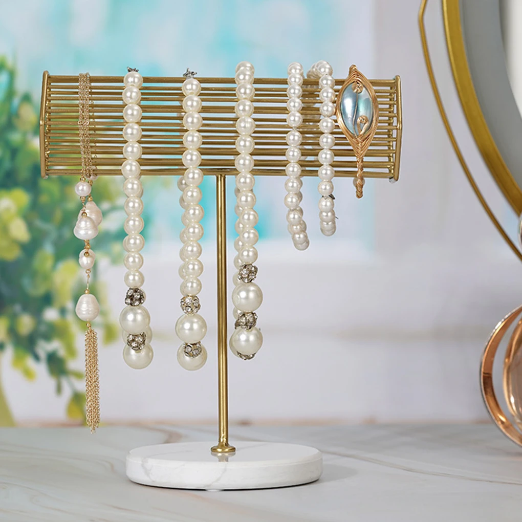 T-shaped Jewelry Rack Earrings Ring Necklace Shelf Hair Band Stand Home Display Holder Props Headwear Organizer