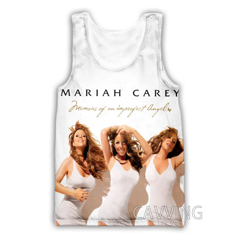 CAVVING 3D Printed  Mariah Carey  Tank Tops Harajuku Vest Summer Undershirt Shirts Streetwear for Men/women