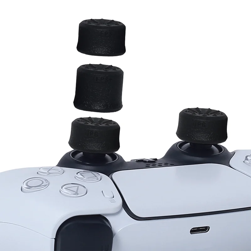 

6PCS Gamepad Thumbstick Joystick Grip Caps Higher Stick Cover For PS5 Pro/PS5 Slim/PS5