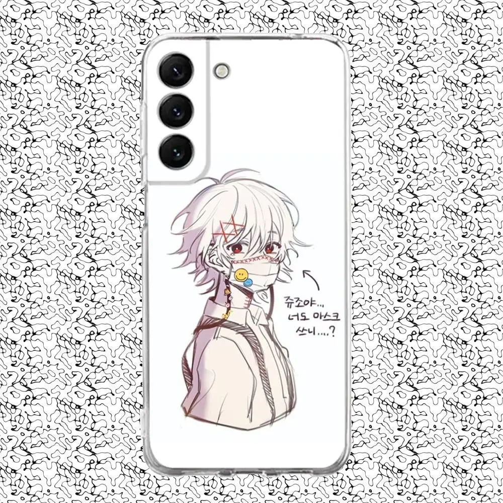 JUUZOU SUZUYA حافظة هاتف لهاتف سامسونج S24,30,21,22,23,20 FE,lite,PIus,Ultra,5G,Note,9,10 غطاء شفاف #6