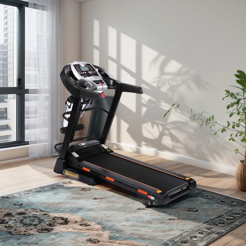 

Factory Wholesale Heart Rate Workout Adjustable Foldable Electric Treadmill