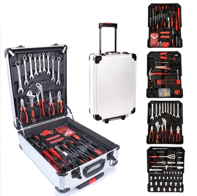 wrench set tools 187-piece toolbox torque wrench multitool precision screwdriver sets other vehicle tools set box