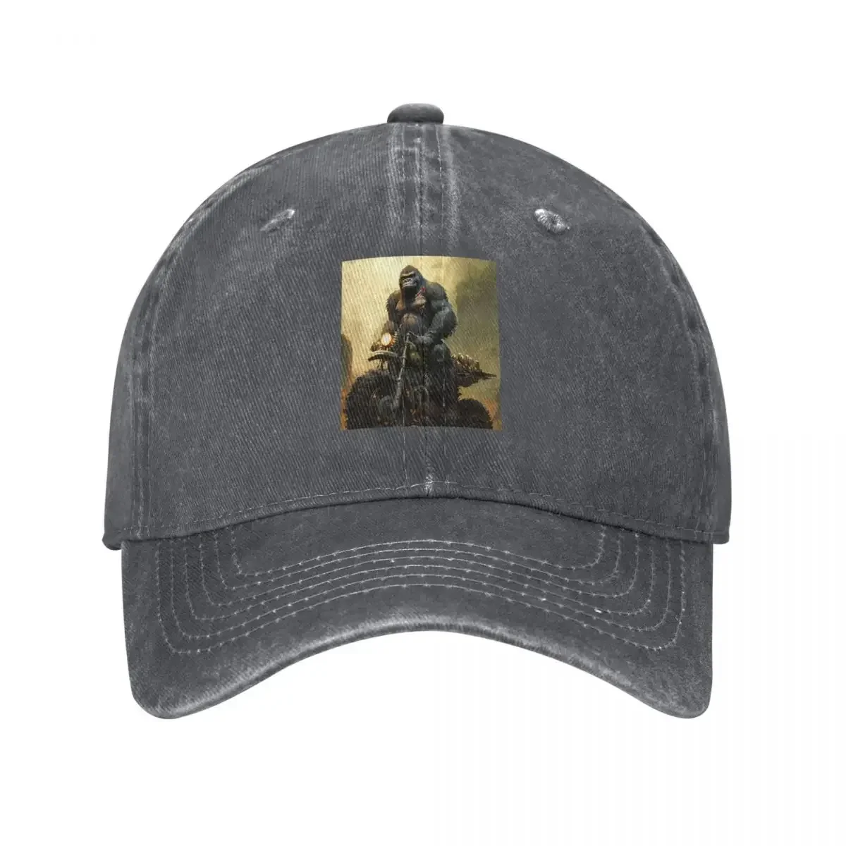 

Mountain Gorilla Dirt Biking Gorilla Cool Ape Baseball Cap Rugby hiking hat Mountaineering Male Women's
