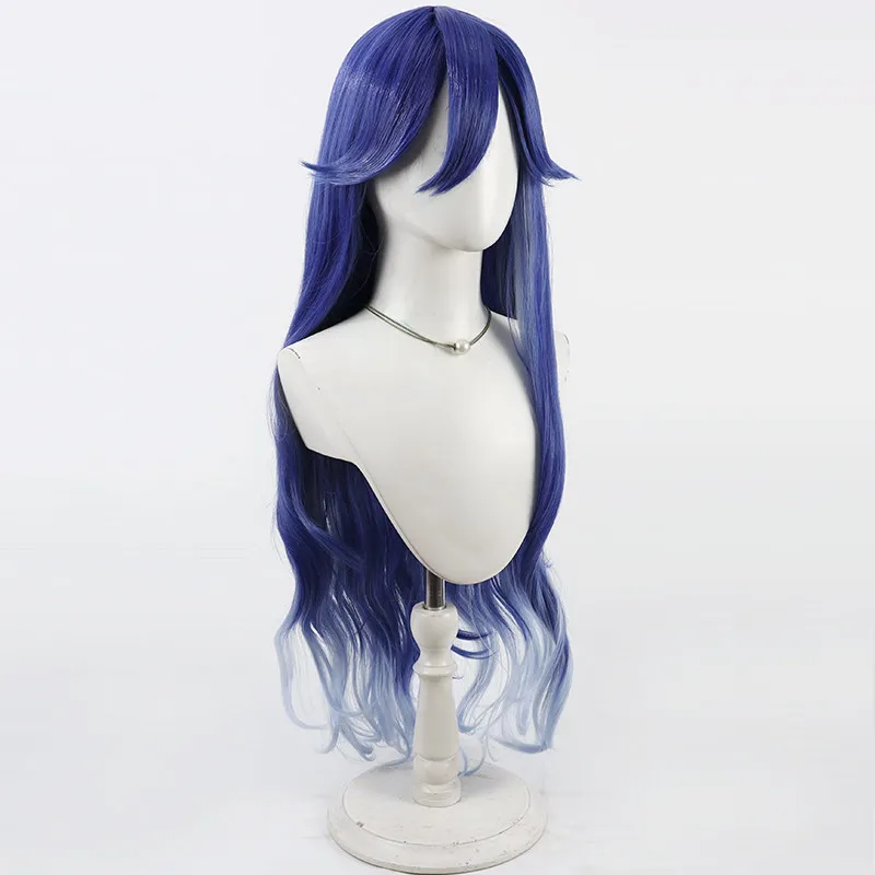 วิกผมคอสเพลย์ลูซิลลาจากเกมวูเธอร์ริงเวลส์ วิกผมยาวสีม่วงไล่เฉดสีขาว สำหรับงานคอมิคอน ปาร์ตี้ ผู้ใหญ่ ทั้งผู้หญิงและผู้ชาย
