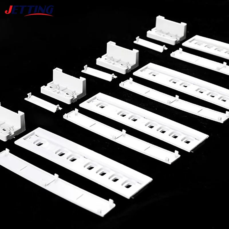 1Set Integrated Fridge Door Plastic Mounting Bracket Fixing Slide Kit For Freezer Refrigerator Door Shelf Rail For Refrigerator