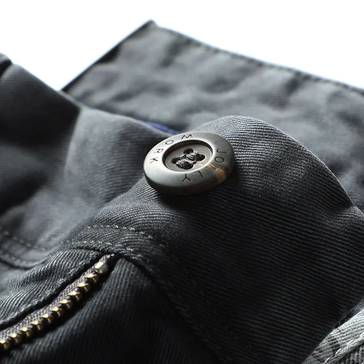 Herren-Schwerlasthose aus Baumwolle mit konischem Schnitt, geradem Bein, für Freizeit, Herbst, Outdoor, Wandern, Camping, dicke, lockere, lange Arbeitshose – Detail 23