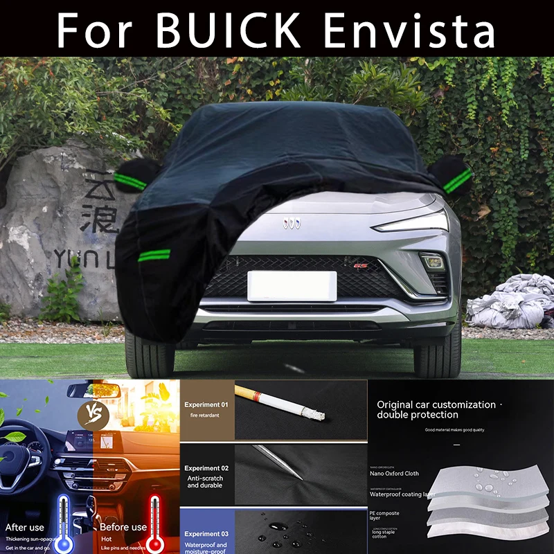 For BUICK Envista Outdoor Protection Full Car Covers Snow Cover Sunshade Waterproof Dustproof Exterior Car accessories