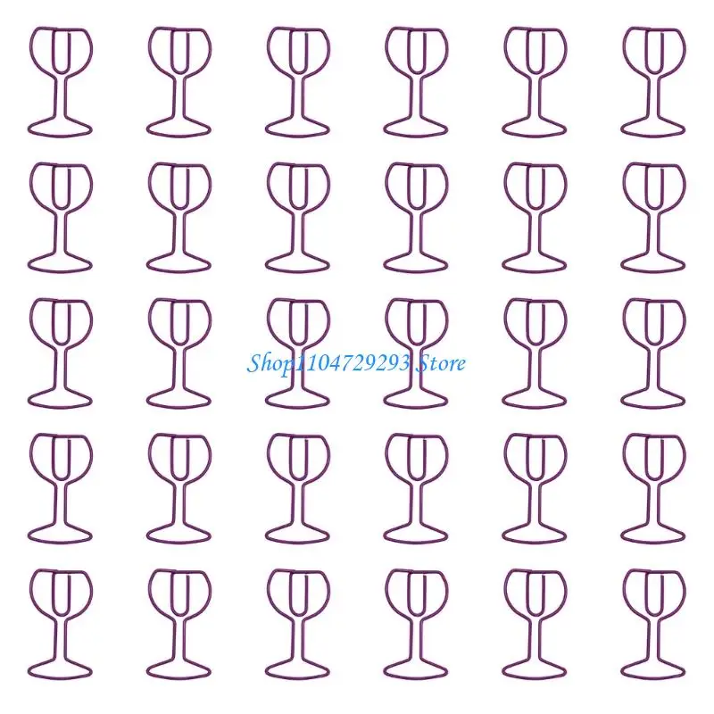 Y2GD 30PCS WINE WINE KLIPY KLIPY KLIPY KOLOROWY METALOWY PAPIEROWY CLIP DOKUMUNICZEN