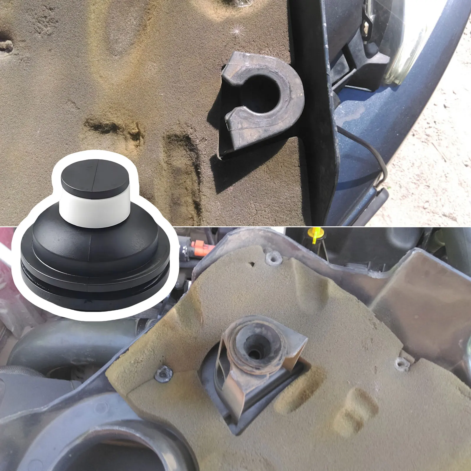 1.5 & 1.9 Dci غطاء المحرك المطاط جروميت جبل كليب 7701056972 7701060158 لرينو كليو كانجو ميجان ذات المناظر الطبيعية الخلابة مودوس توينجو