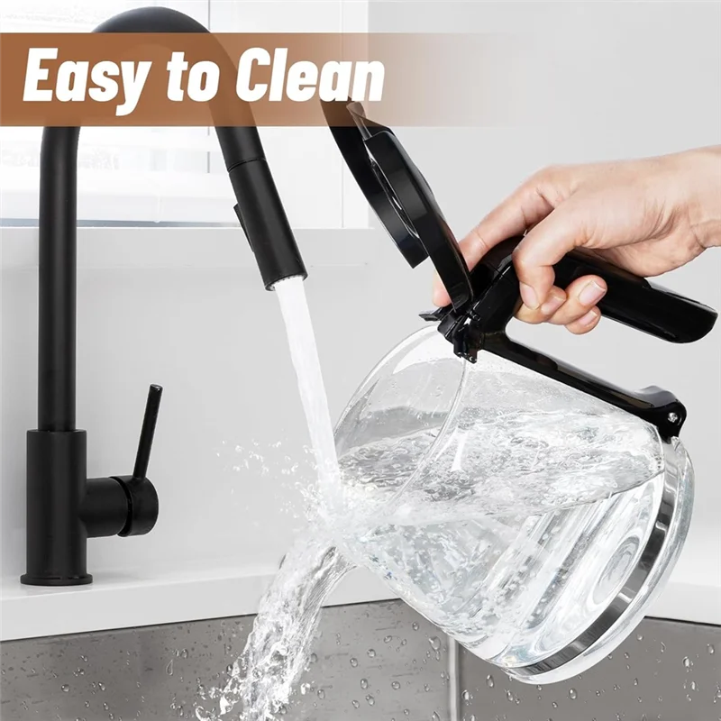 ABAE-استبدال 12 كوب إبريق قهوة لموديلات صانع القهوة السيد RF، PC SC، BVMC-RF300، BVMC-MSX23-NLY، BVMC-SC12BL1-2