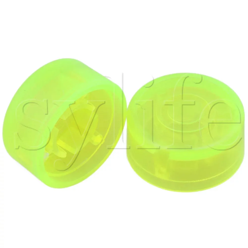 10PCS Electric Guitar Effects Parts Switch Pedal Cap Fluorescent Green