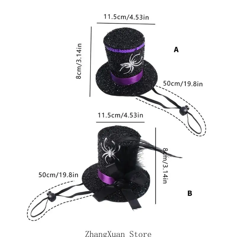 Halloween-Haustierhut, bequeme, regulierbare Polyester-Haustierkleidung oder Cosplay-Event 3XUF – Detail 6