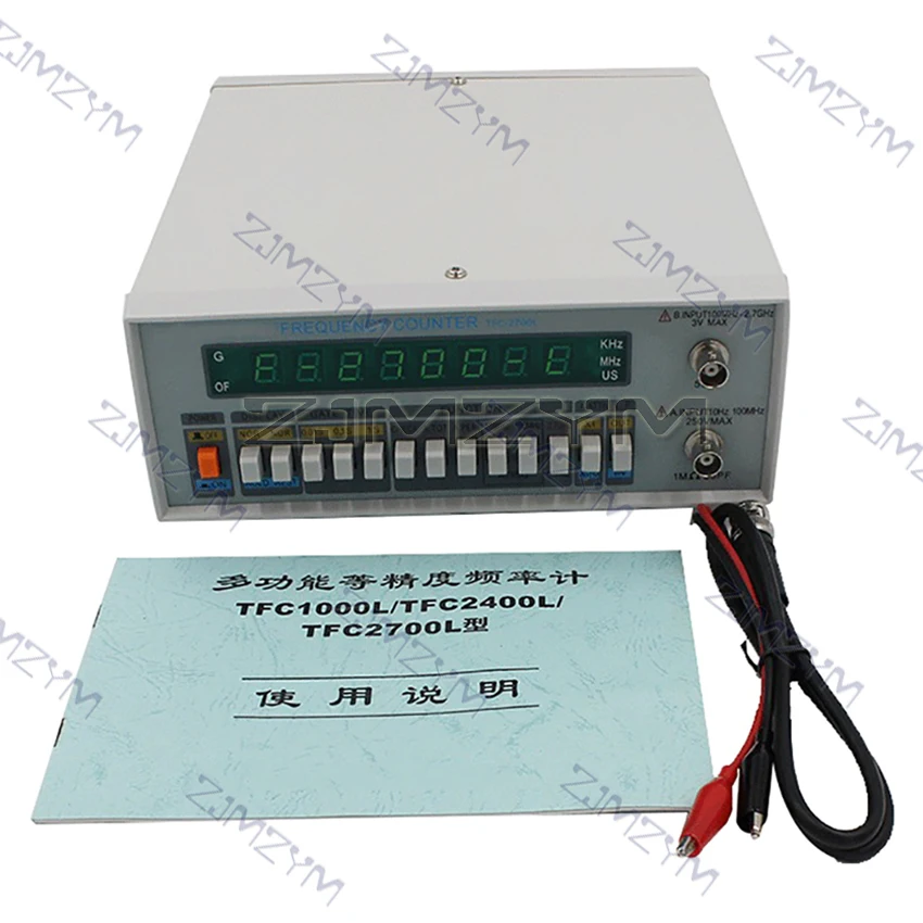 TFC-2700L Wielofunkcyjny, precyzyjny miernik częstotliwości 8 Wyświetlacz LED Instrument 10HZ-2.7GHZ Licznik częstotliwości o wysokiej rozdzielczości