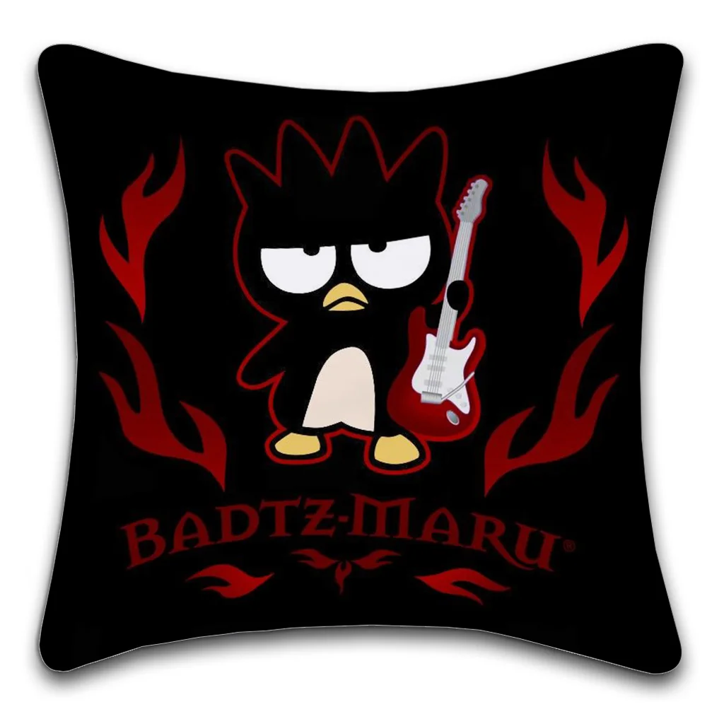 Sanrio BadBadtz-maru Anime  Personalized Pillow Cover Kids Bedroom Wild Party Decor Pillowcase kid Birthday shower Gift