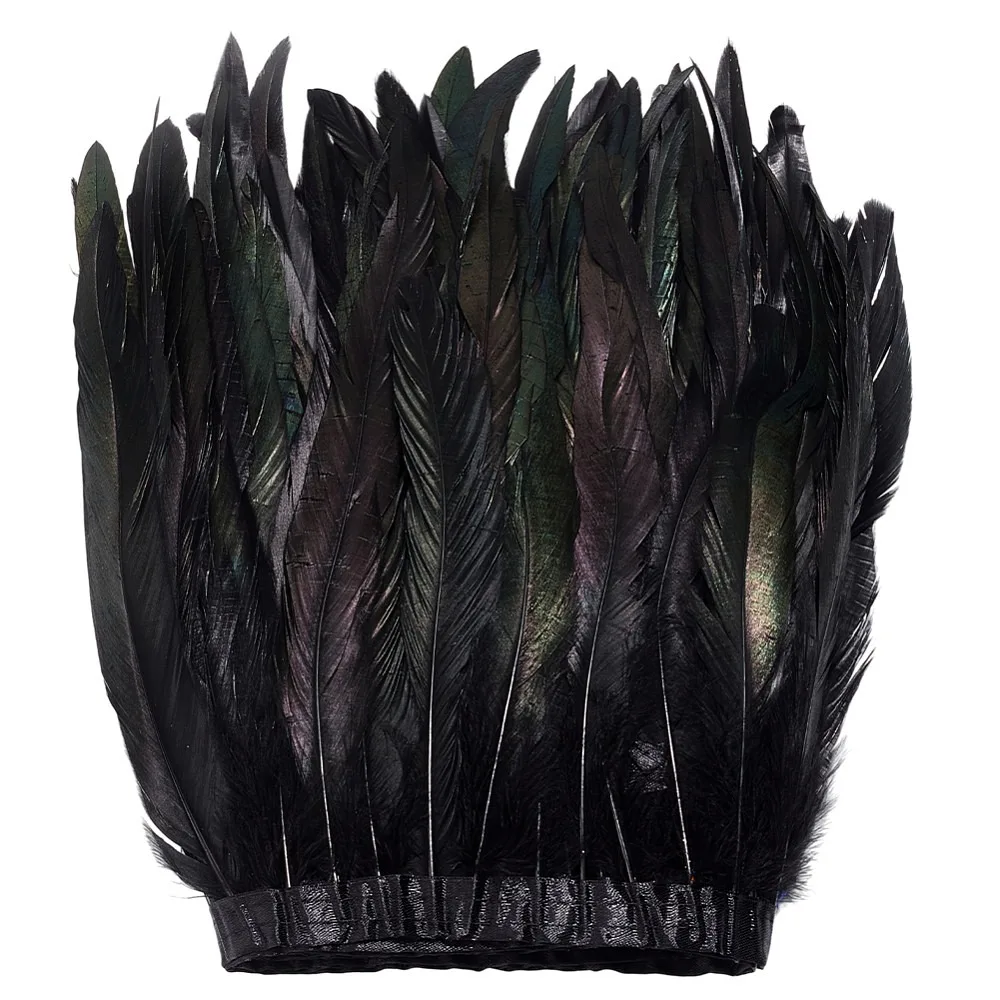 

Fashion Feather Cloth Strand Costume Accessories Feather Shape Black 2000x272x2mm