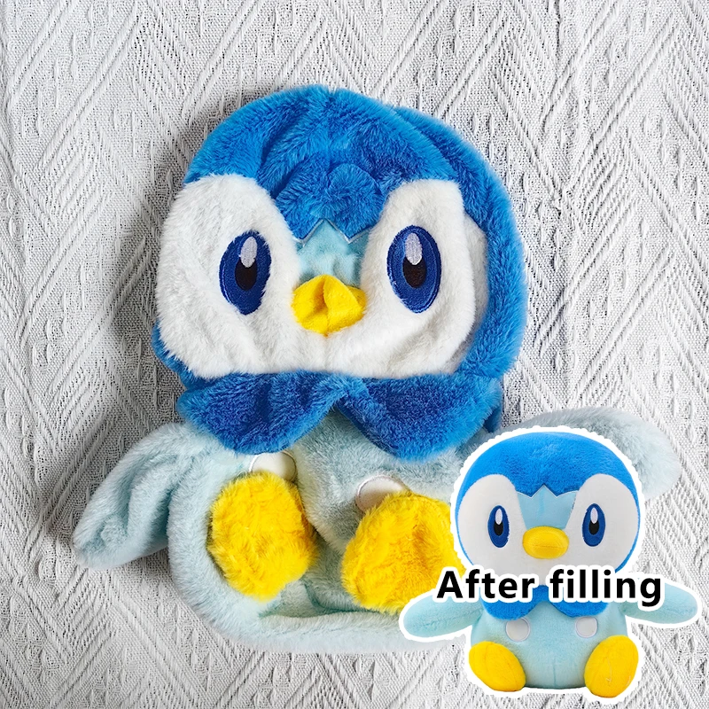 

30/80 см милые плюшевые игрушки Piplup Pokemon, огромный покемон, плюшевый пингвин, полуфабрикат, кожаная кобура, подушка, подарок для детей, Рождество