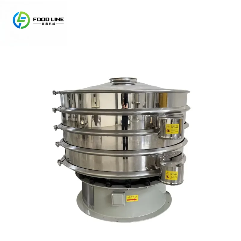Stainless Steel Circular Vibrating Sieve Motor Driven Food Soil Separation High Efficiency Sale Factory Direct Accept Custom
