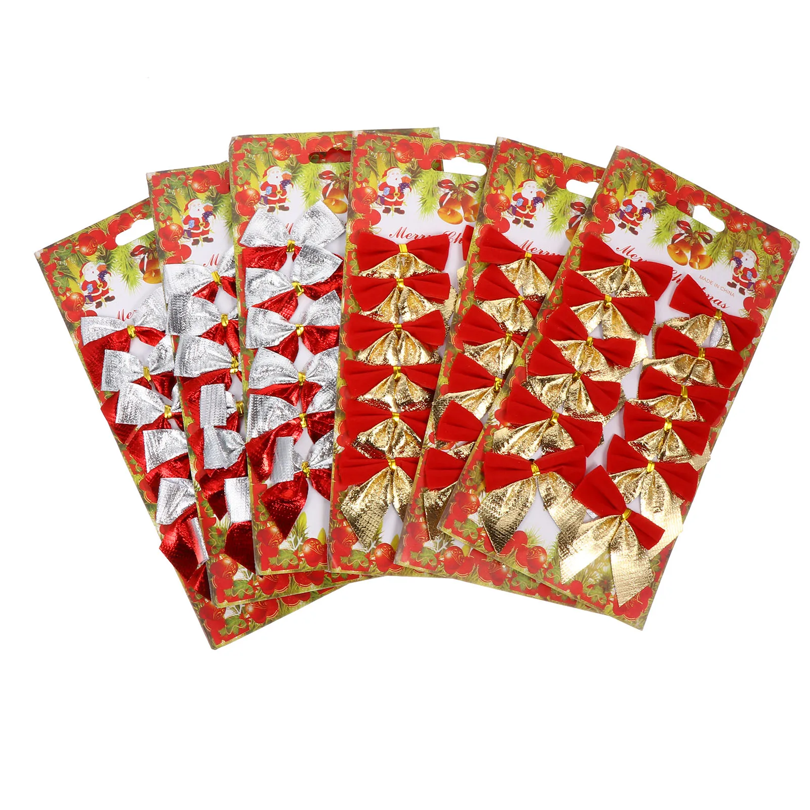 

72pcs Christmas Bowknot Premium Festive Embellishment For Holiday Party Wedding Home Garden Tree Indoor Outdoor Decoration