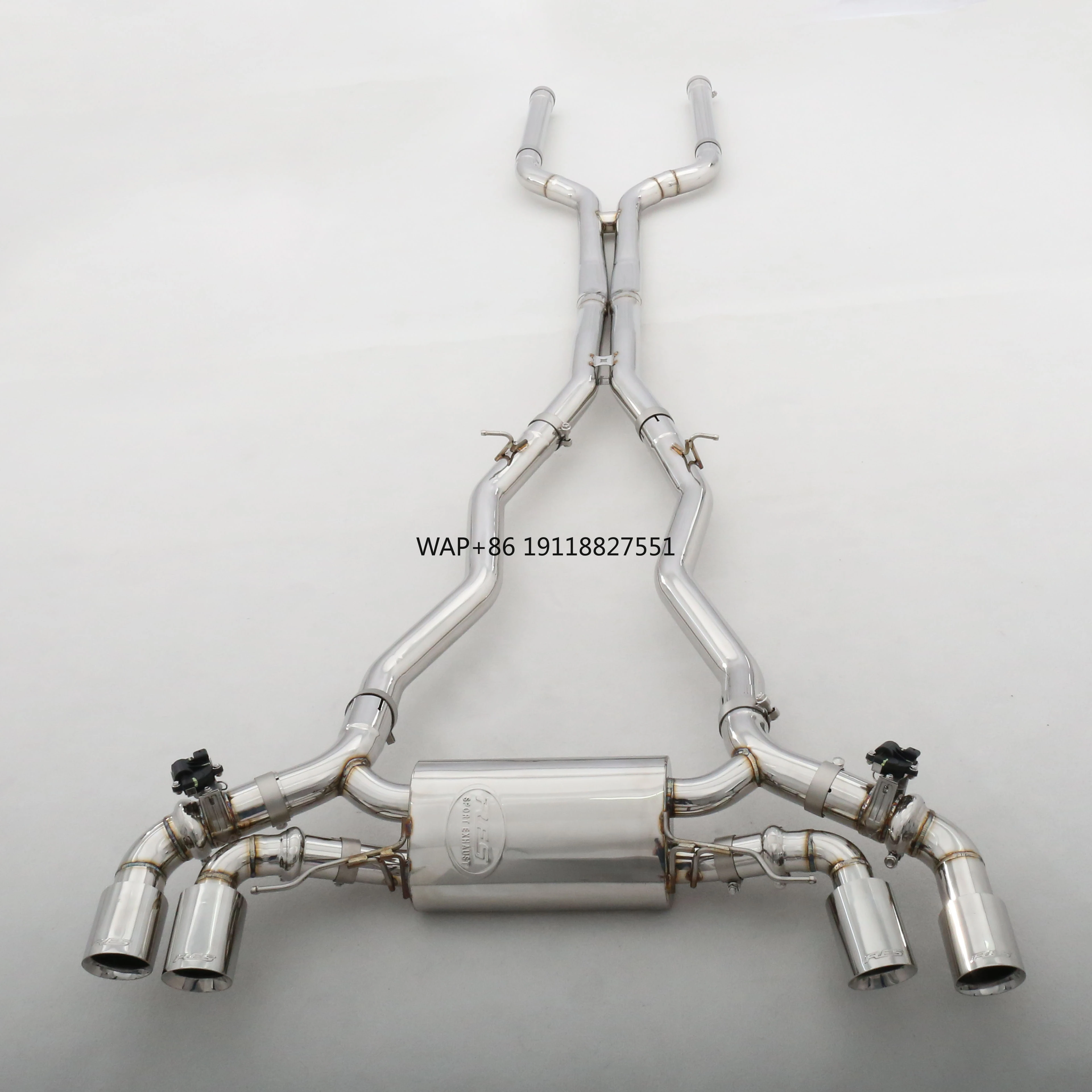 

Factory Customizable M5 F90 4.4T Exhaust System 304 Stainless Steel/Titanium Valves
