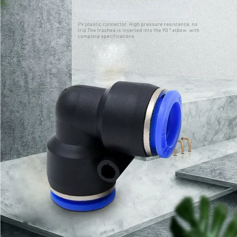 1Pc Pneumatic Ball Valve Quick Fitting 4 6 8 10 12 16mm Compressor Air Hose Water Tube Needle Adjust Flow Control Crane Coupling