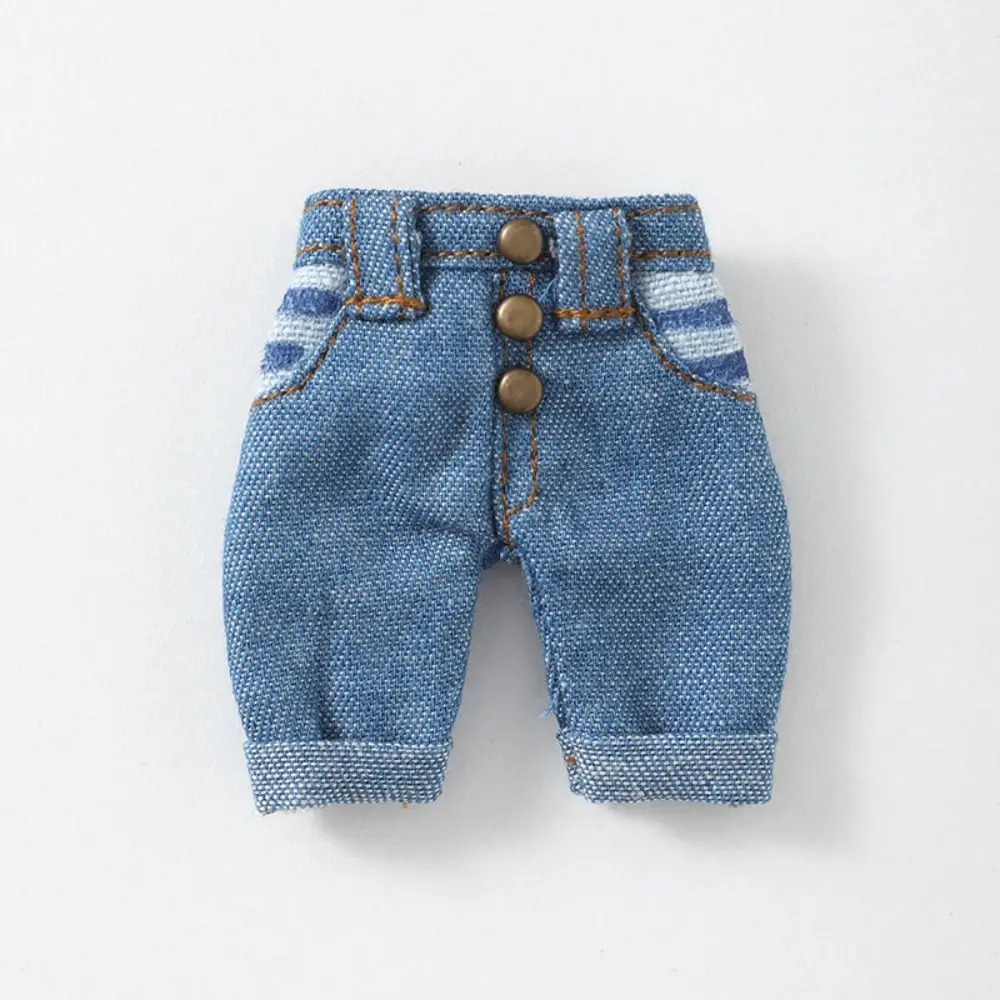 Pantalon Long en Denim avec Poche pour Enfant, 6 Couleurs, Accessoires Beurre, Vêtements Décontractés, Jouets, Poupées OB11 1/11/1/12 Mini BJD Butter, Nouvelle Collection