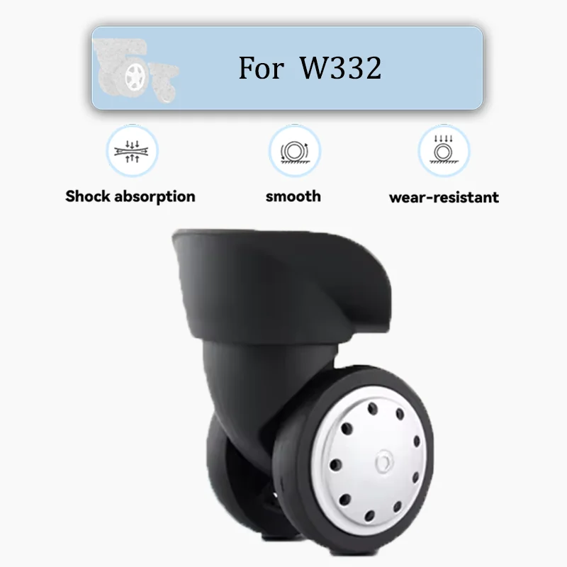 

For W332 High-Performance Silent Luggage Wheels - Universal 360° Smooth-Rolling Swivel Wheel Replacement Spare Parts