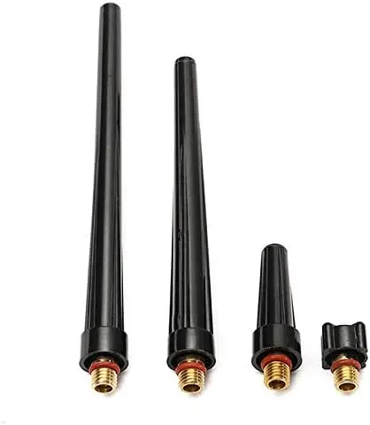 53 Uds. Cuerpos de pinzas TIG copa de alúmina tamaño surtido ajuste SR WP 9 20 25 soplete de soldadura TIG