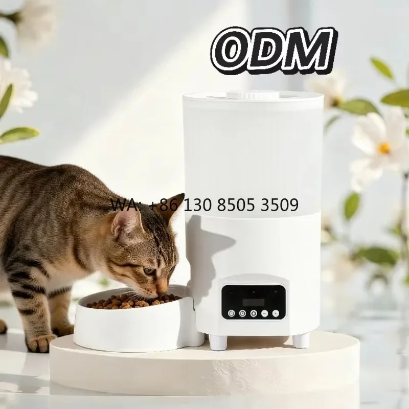Automatic Pet Feeder for Dogs and Cats Smart Timing Quantitative Food & Water Remote Visual Button Control