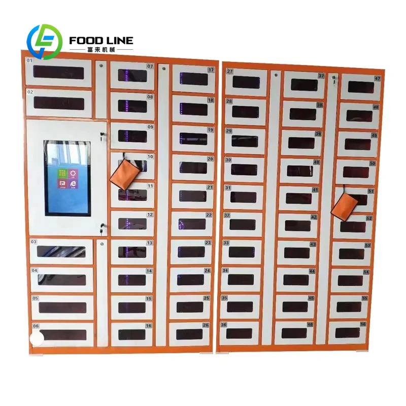 Smart Food Cabinet with Heating and Disinfection Sizes and Colors Customized Acrylic Cabinet Door Can Be Displayed Smart Locker