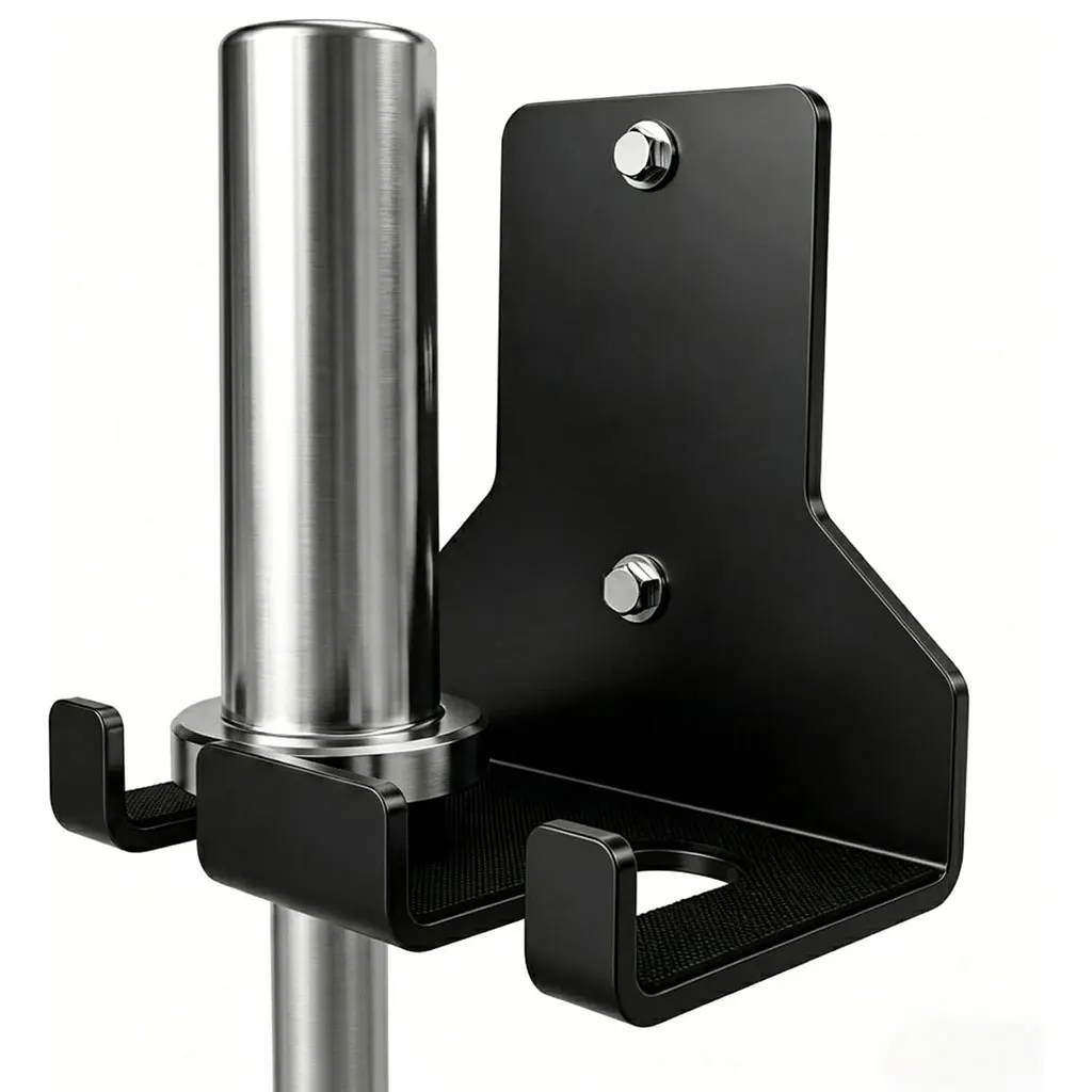 1pc Barbell Rack, Gym Bar Rack, Vertical Barbell Mounting Rack