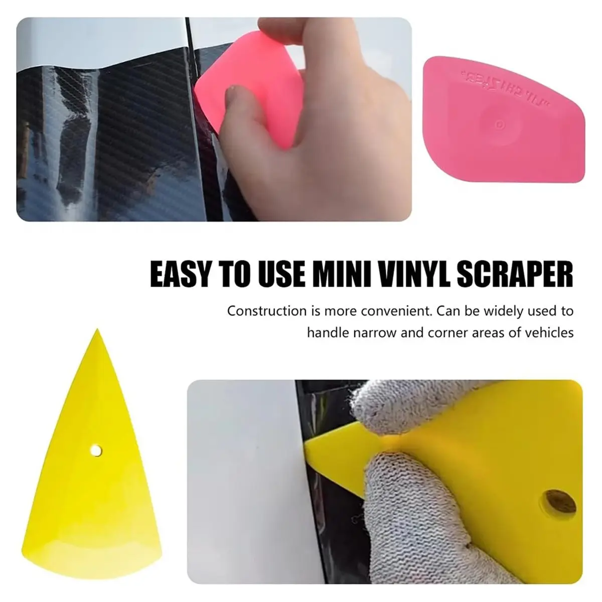 Car Window Tint Tool Kit,Universal Vehicle Window Tint Tools for Vinyl Film Auto Glass Installation,Squeegee Knife 43PCS