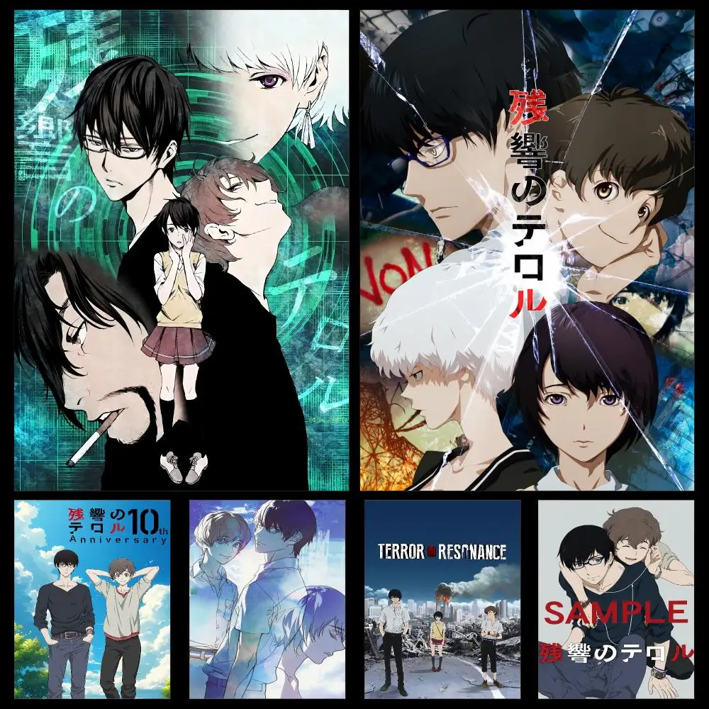 Anime Terror in Resonance ZNT Sphinx Poster PP Self Adhesive Decorative HD For Garage Gaming Room Living Room Gift