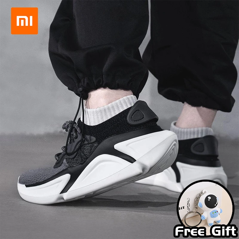 

XIAOMI Freetie Trendy Men's Casual Dad Shoes with Thick Soles Breathable and Non Slip Soles That Will Not Come Off Comfort