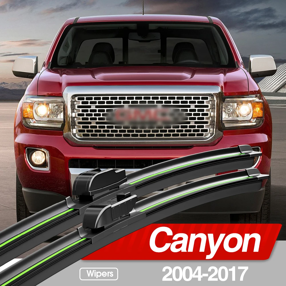 

For GMC Canyon 2004-2017 Front Windshield Wiper Blades 2pcs Windscreen Window Accessories 2005 2008 2011 2012 2013 2014 2016