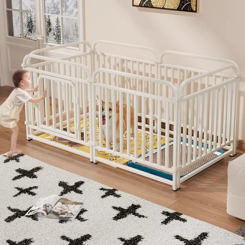 

Equipment Dog Fence Outdoor Iron Privacy Accessories Stuff Playpen Dog Fence Kennel Barrier Rejas Para Mascotas Dog Supplies