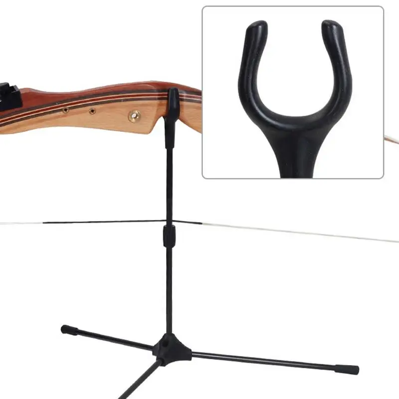 Recurve Bow Work Stand Fiber Glass Lightweight Bow Holder Rack Portable Bow Holder Long Bow Hanger Safely Display For Recurve